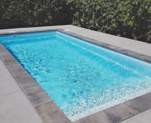 Family backyard pool